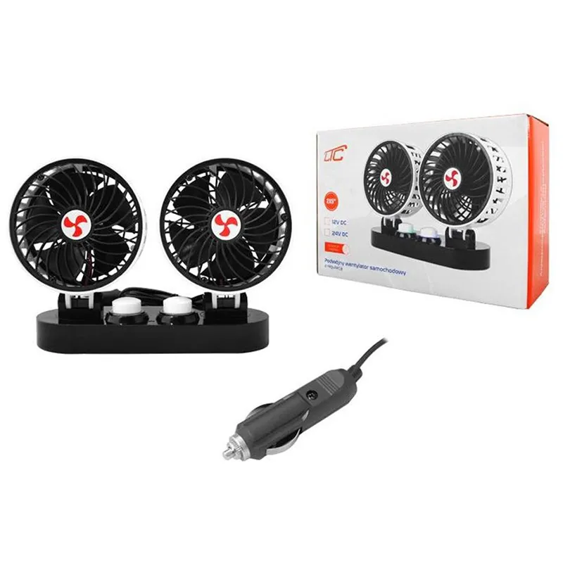 Ventilator Dublu Auto 2X5" 24V