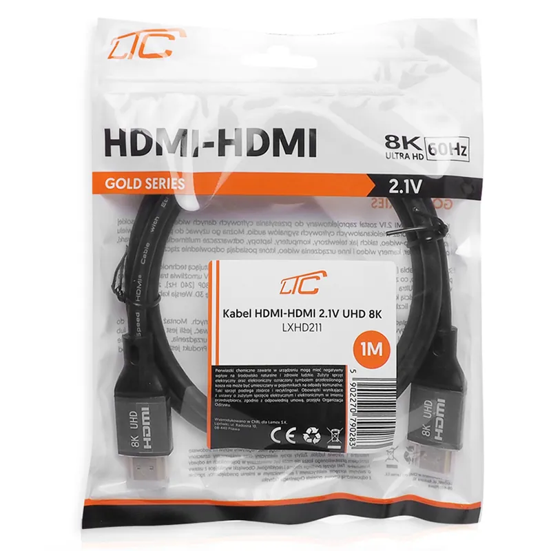 Cablu HDMI - HDMI 1M V2.1 8K