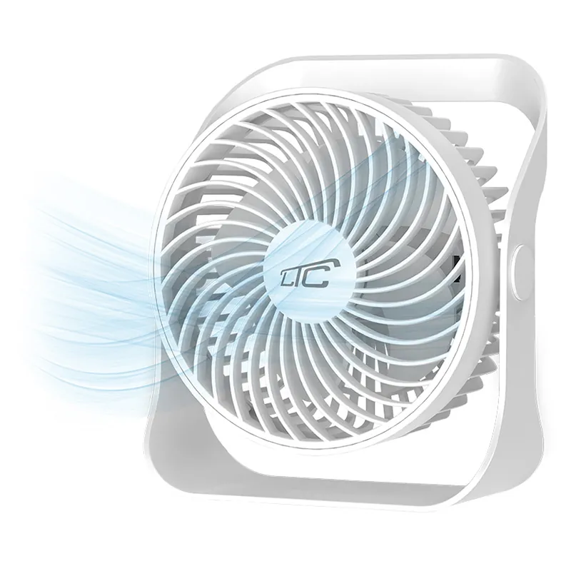 Ventilator 5.6" 5W Portabil cu Acumulator 2000MAH - Alb