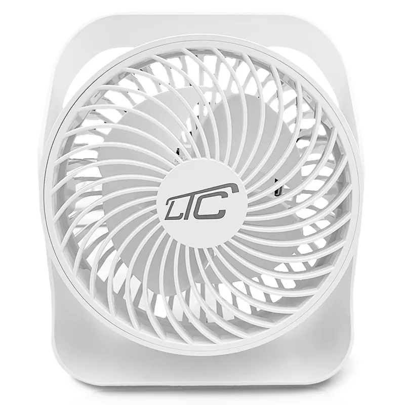 Ventilator 5.6" 5W Portabil cu Acumulator 2000MAH - Alb