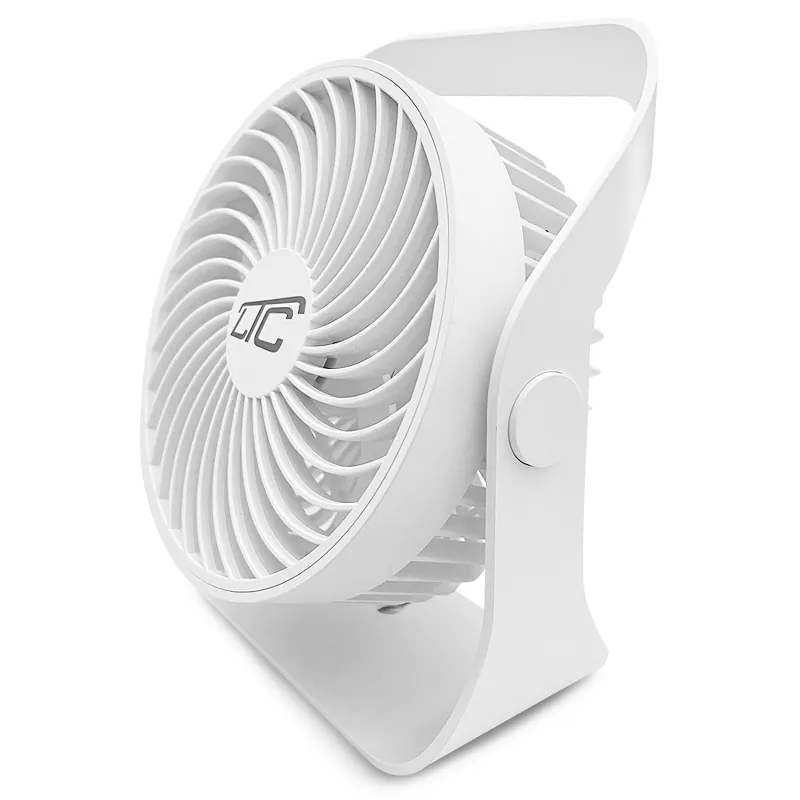 Ventilator 5.6" 5W Portabil cu Acumulator 2000MAH - Alb