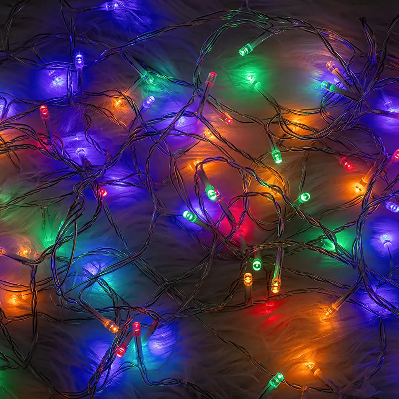 Instalatie Craciun 100 LED RGB 8M