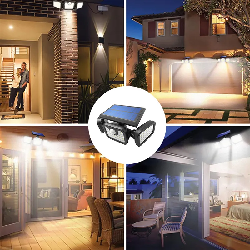 Lampa LED cu Incarcare Solara 8W 600LM 6000K IP65