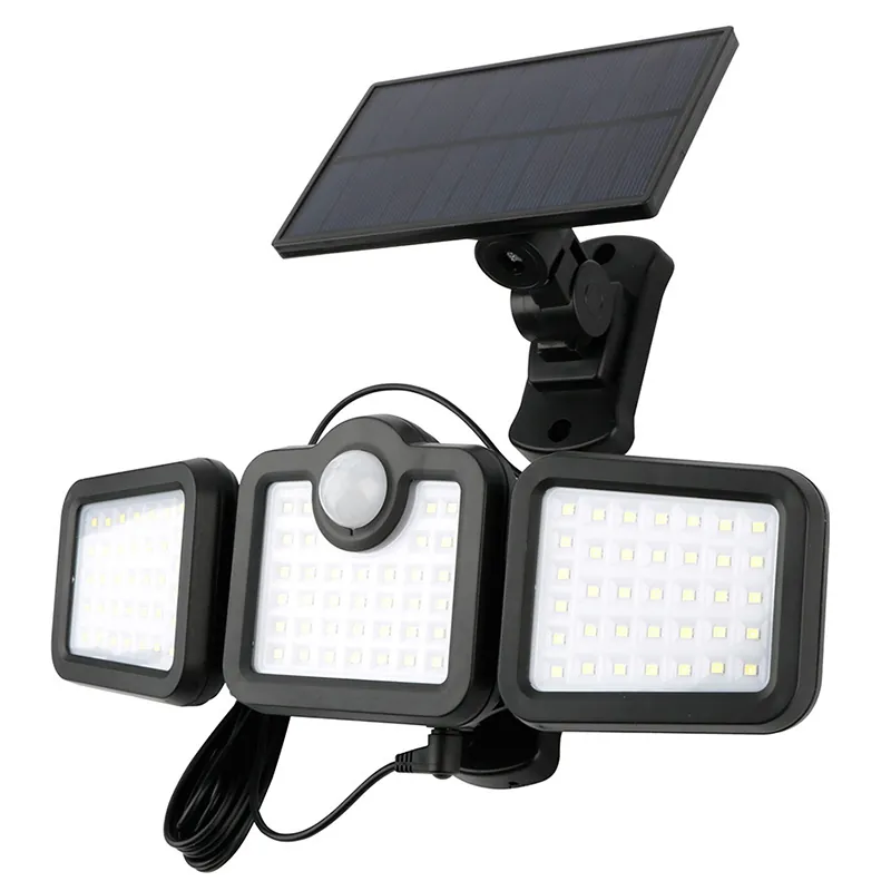 Lampa LED cu Incarcare Solara si Senzor de Miscare 10W 6000K