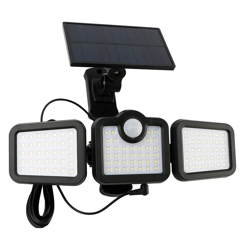 Lampa LED cu Incarcare Solara si Senzor de Miscare 10W 6000K
