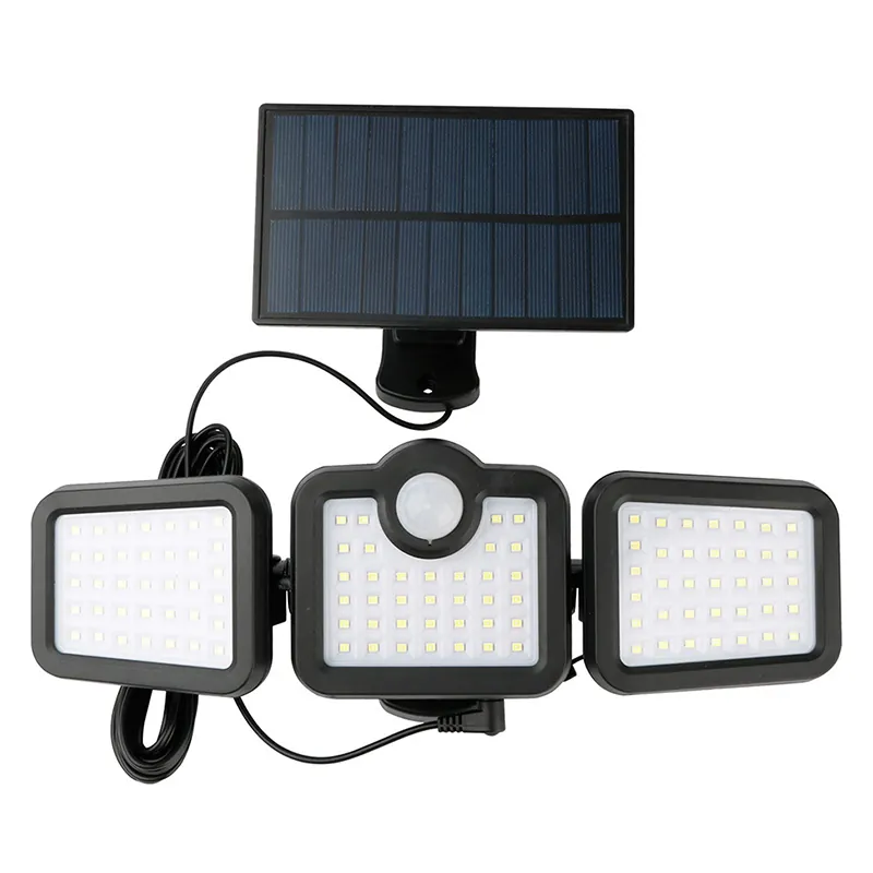 Lampa LED cu Incarcare Solara si Senzor de Miscare 10W 6000K