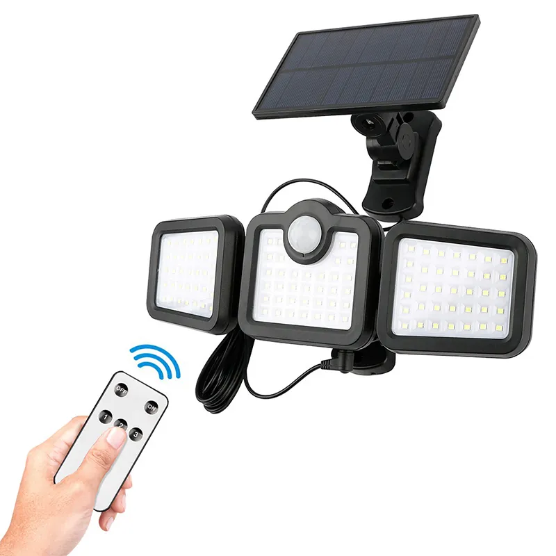 Lampa LED cu Incarcare Solara si Senzor de Miscare 10W 6000K