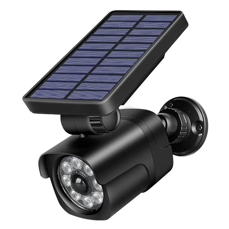 Camera Falsa cu Senzor de Miscare LED 4W Incarcare Solara