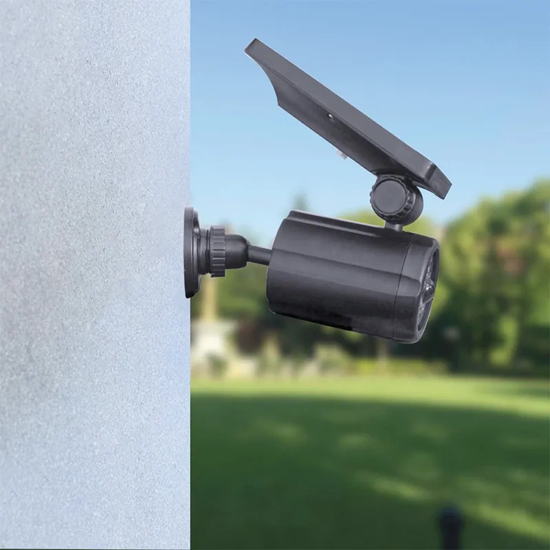 Camera Falsa cu Senzor de Miscare LED 4W Incarcare Solara
