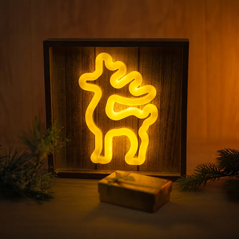 Decoratiune Craciun Iluminat 3000K Model Ren