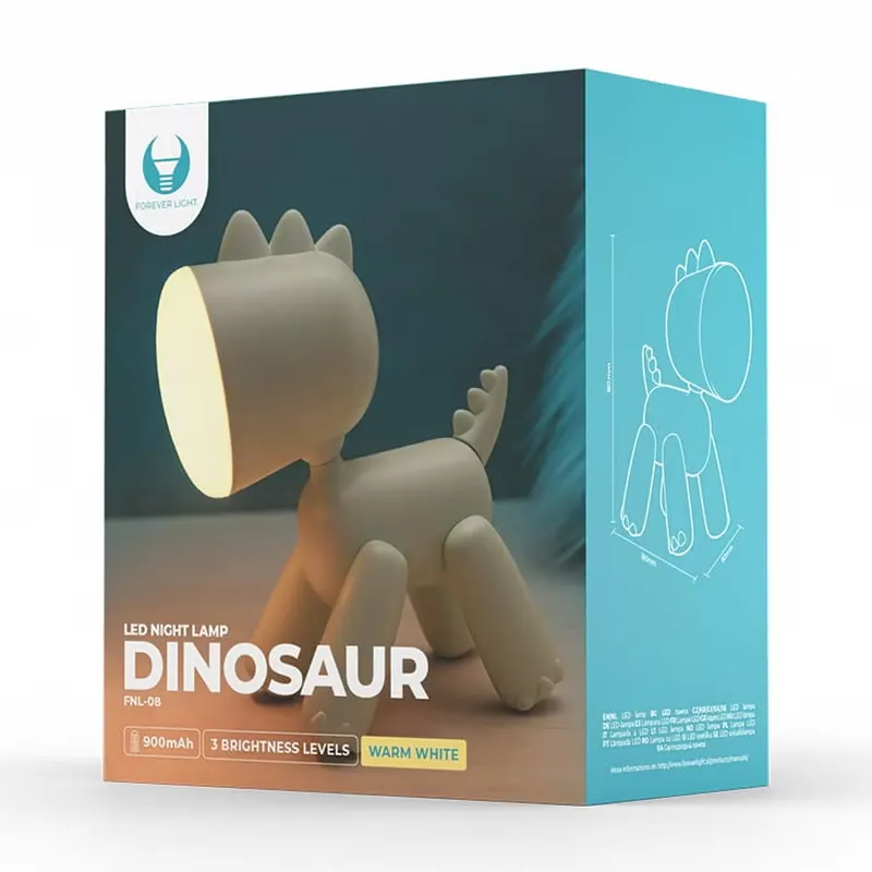 Veioza Model Dinozaur cu Acumulator