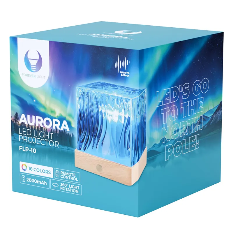 Lampa LED RGB 3W cu Proiector Efecte Aurora Boreala