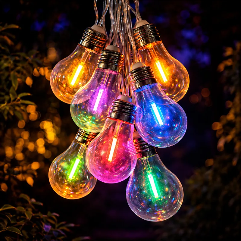 Sir Iluminat Festiv RGB cu Incarcare Solara 4M IP44