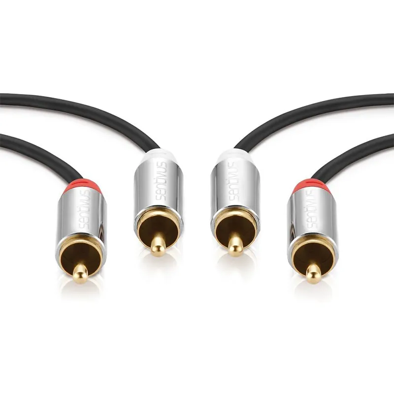 Cablu Audio 2XRCA Tata - 2XRCA Tata 2.0M Sentivus