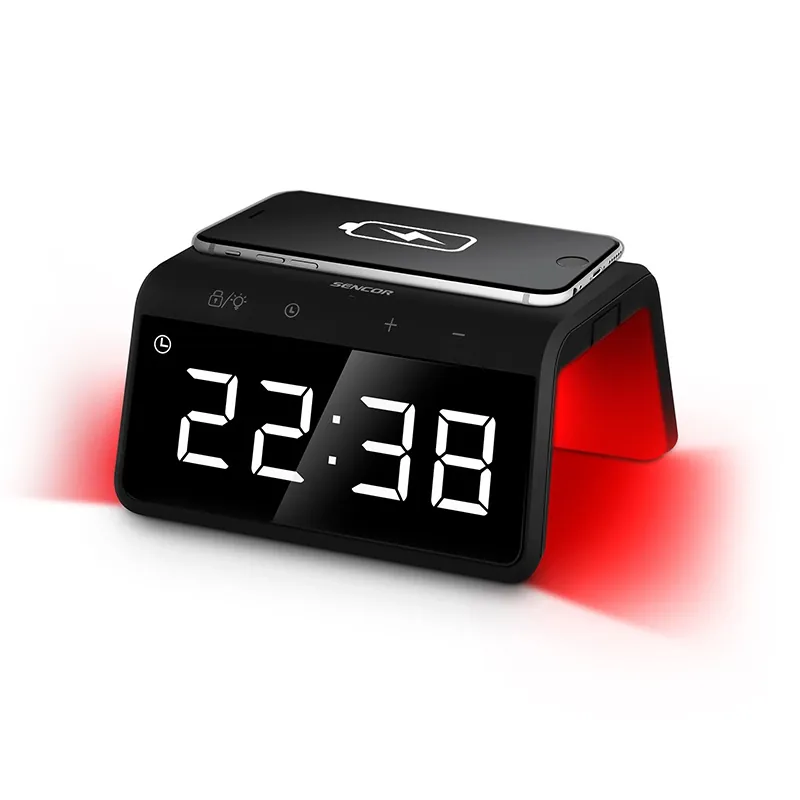 Ceas Digital cu Incarcare Wireless Sencor