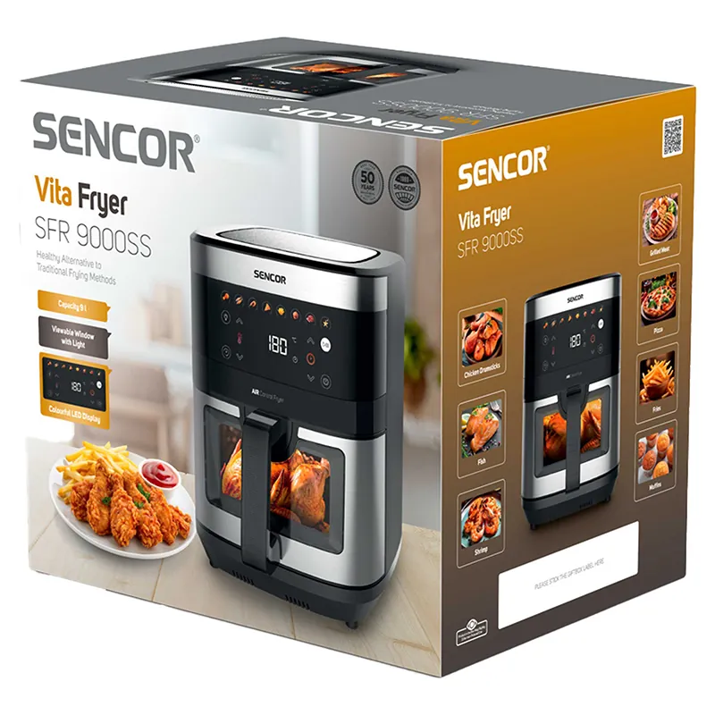 Friteuza Aer Cald Airfryer 9L 1700W Sencor