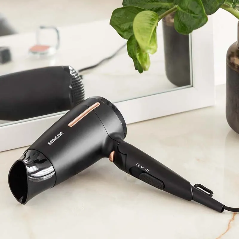 Uscator Par  Ionizare Maner Pliabil 1600W Sencor