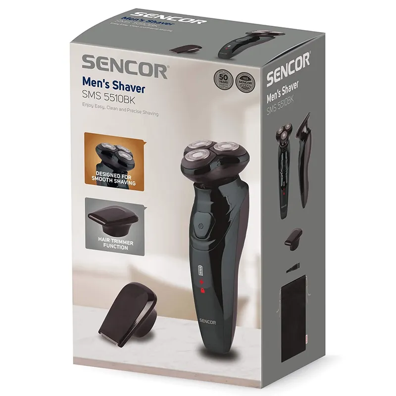 Aparat de Ras Rotativ Negru Sencor