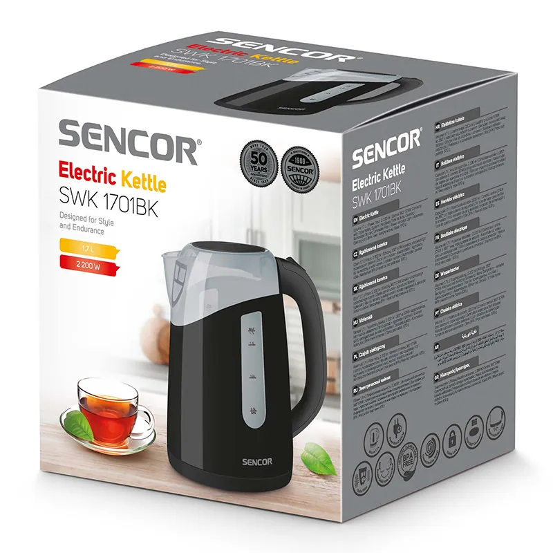 Fierbator Electric 1.7L 2200W Sencor