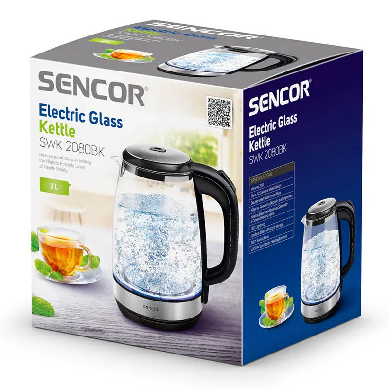 Fierbator Electric 2L 2200W Sticla Sencor