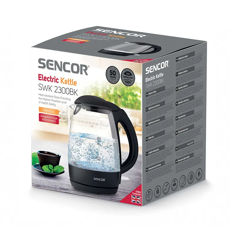 Fierbator Electric 1.2L 2200W Sticla Sencor