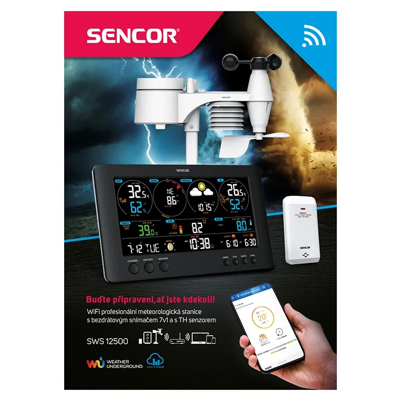 Statie Meteo Profesionala Wifi Sws 12500 Senc