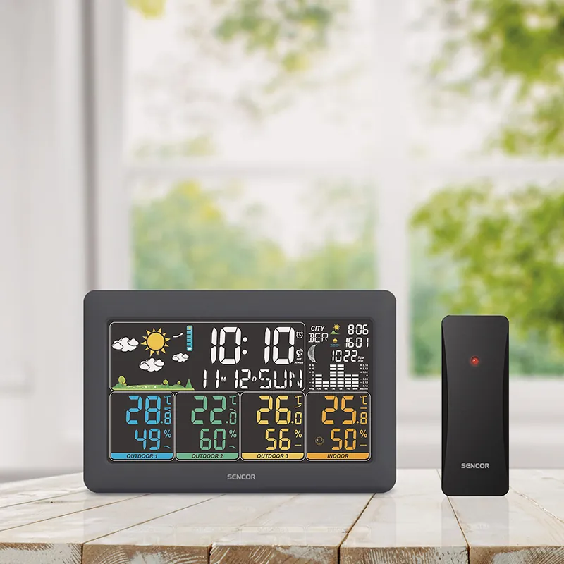 Statie Meteo 3 Senzori Wireless Sws 6300 Sencor
