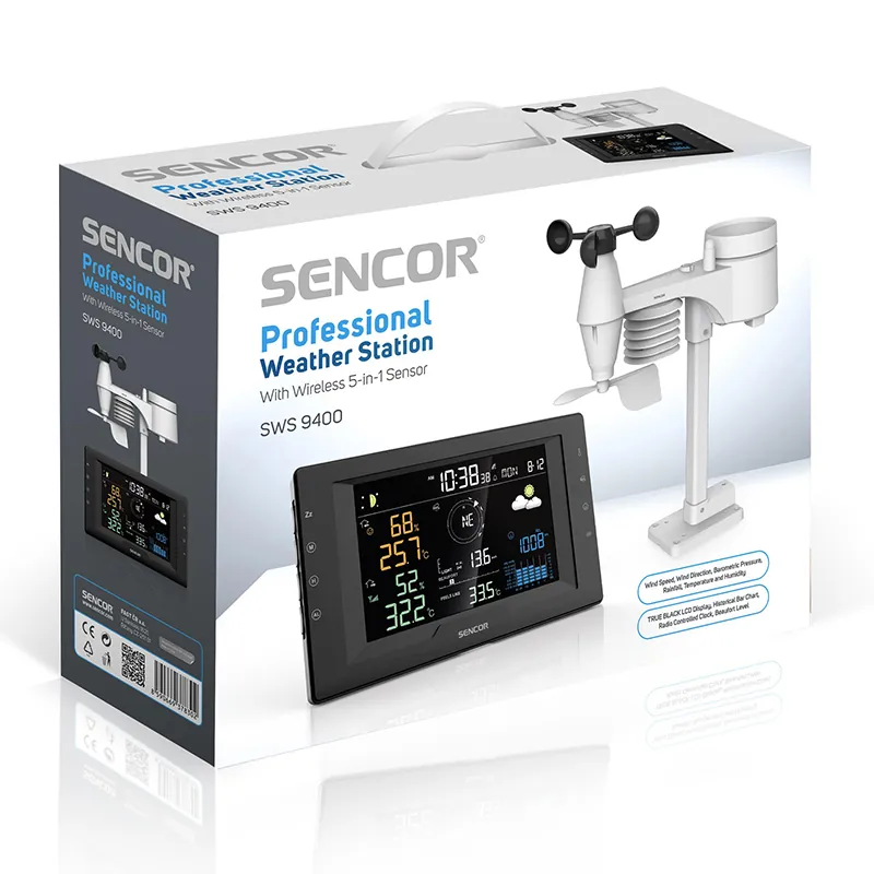 Statie Meteo Profesionala Wireless 5 in 1 Sencor