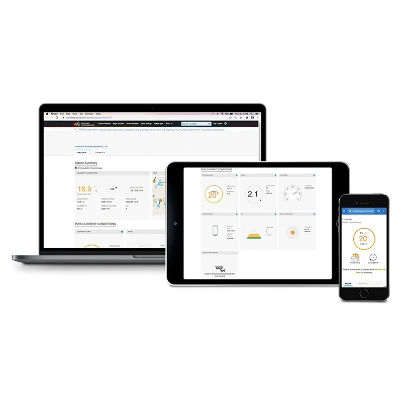 Statie  Meteo Profesionala Wifi Sws 9898 Senc