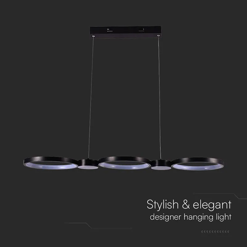 Candelabru LED 38W 4000K 95X100CM - Negru