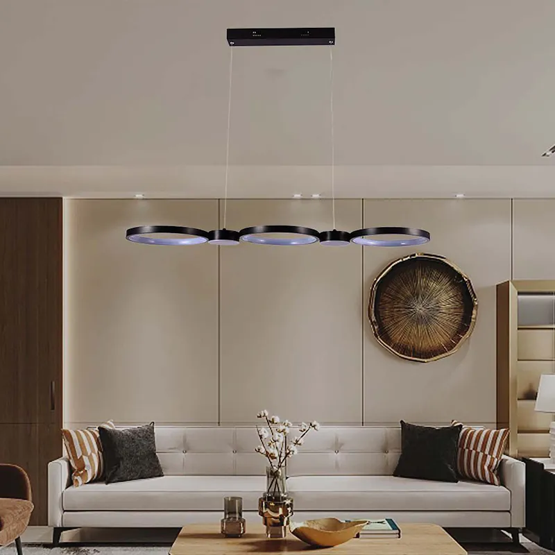 Candelabru LED 38W 4000K 95X100CM - Negru