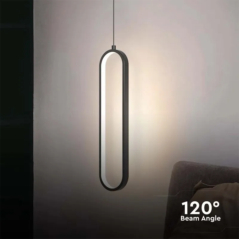 Pendul Tavan 9W 4000K - Negru