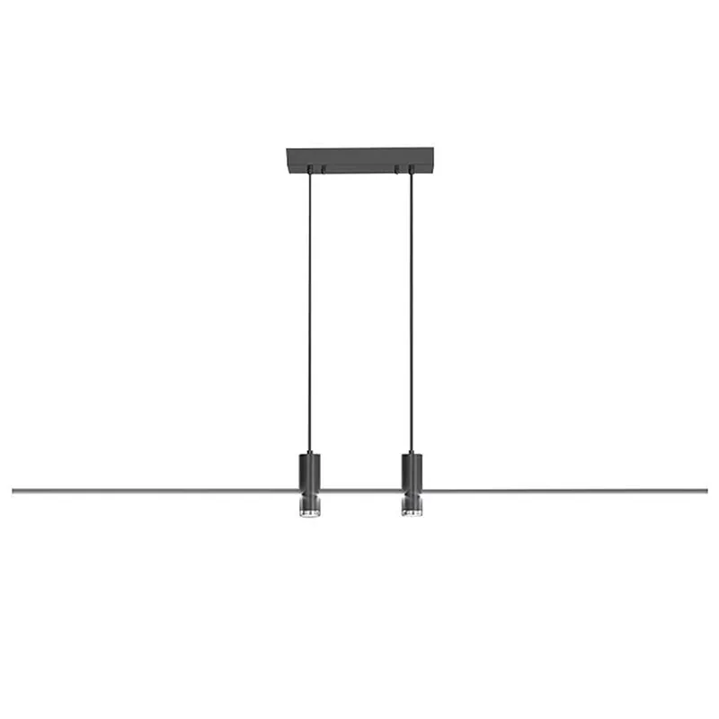 Corp Iluminat LED Suspendat 19W 4000K 80CM X 115CM - Negru