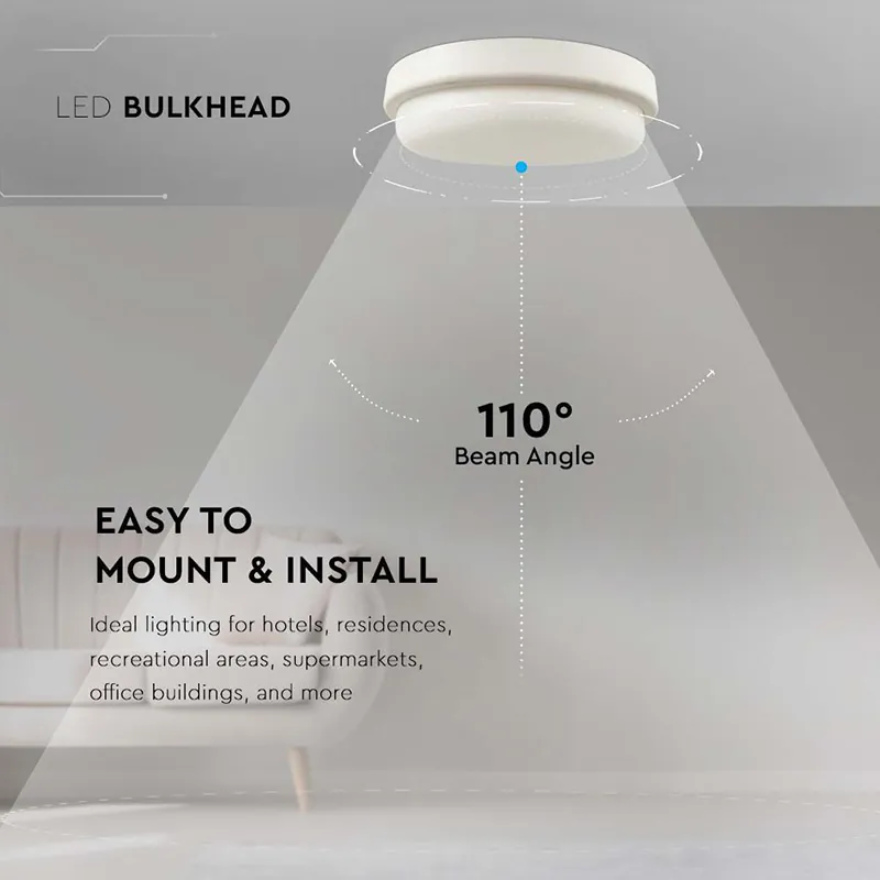 Plafoniera LED 12W IP54 3000K