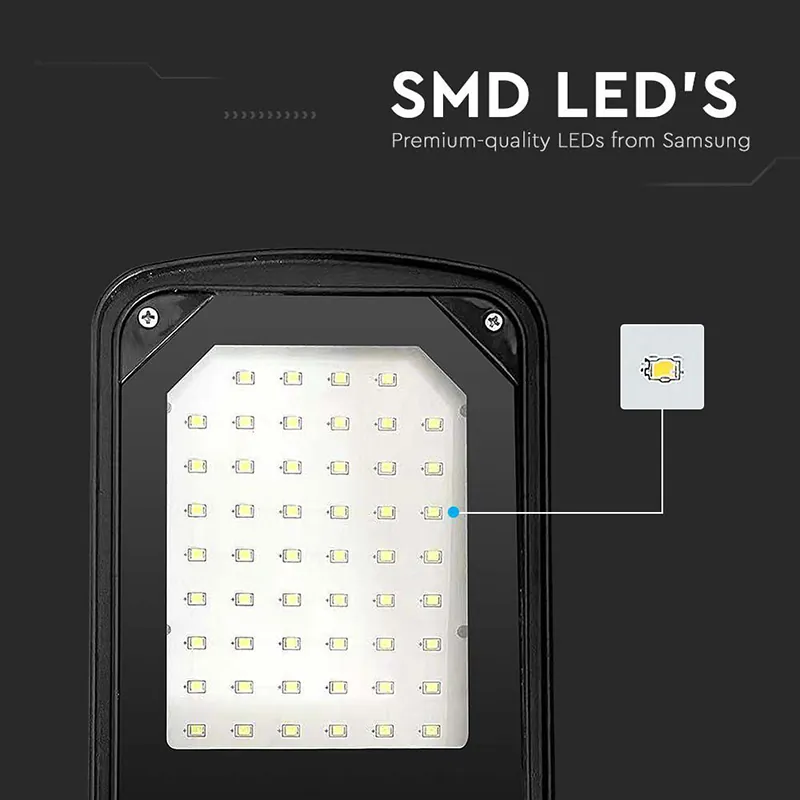 Corp Iluminat Stradal LED 50W 6500K - Negru