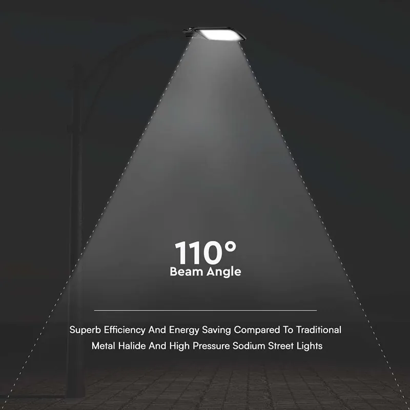 Corp Iluminat Stradal LED 100W 4000K - Negru