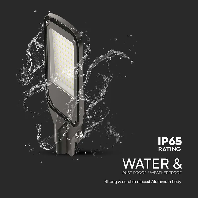 Corp Iluminat Stradal LED 100W 4000K - Negru