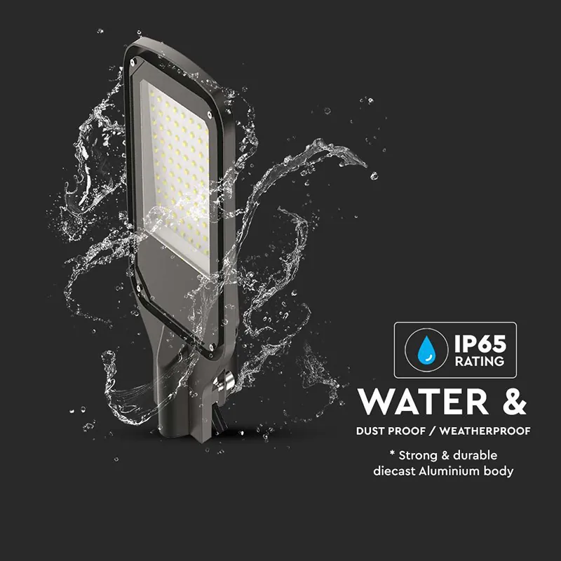 Corp Iluminat Stradal LED 100W 6500K - Negru