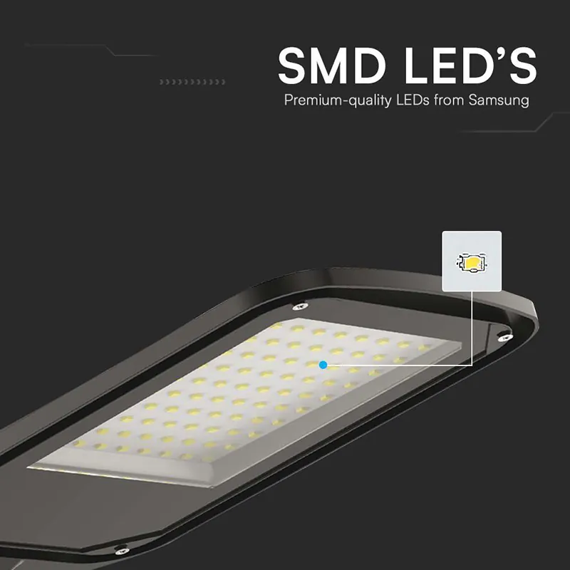 Corp Iluminat Stradal LED 100W 6500K - Negru