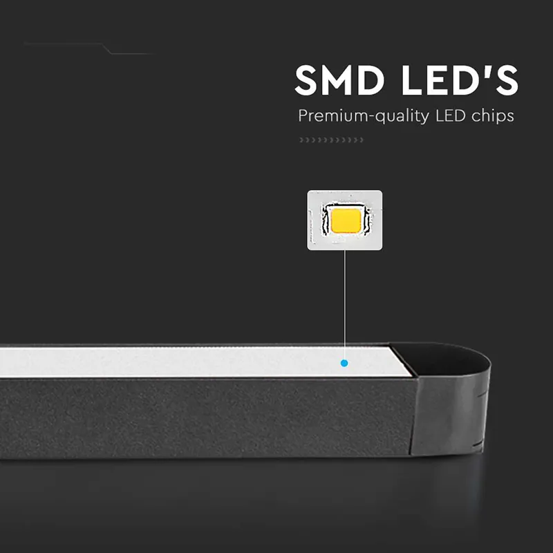 Corp LED Magnetic 20W 3000K - Negru