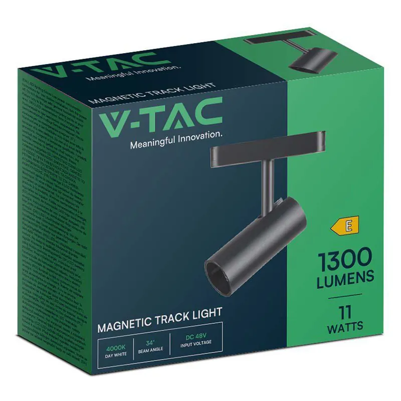 Corp LED Magnetic 11W 3000K - Negru