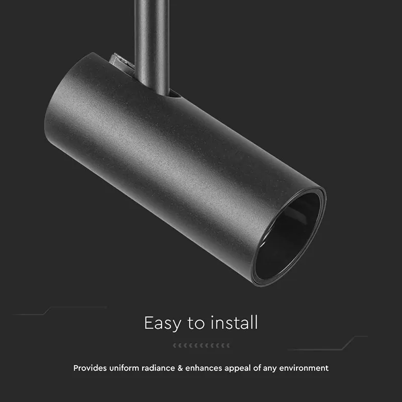 Corp LED Magnetic 20W 4000K - Negru