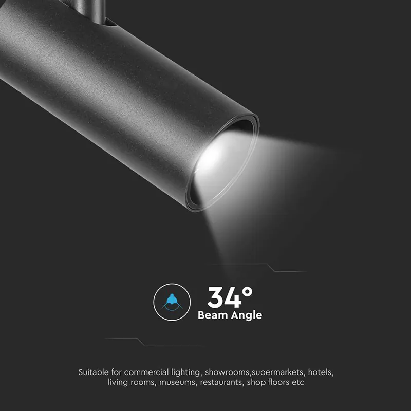 Corp LED Magnetic 20W 3000K - Negru