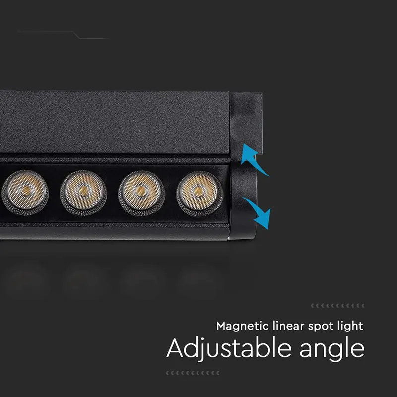 Corp LED Magnetic 5W 3000K - Negru