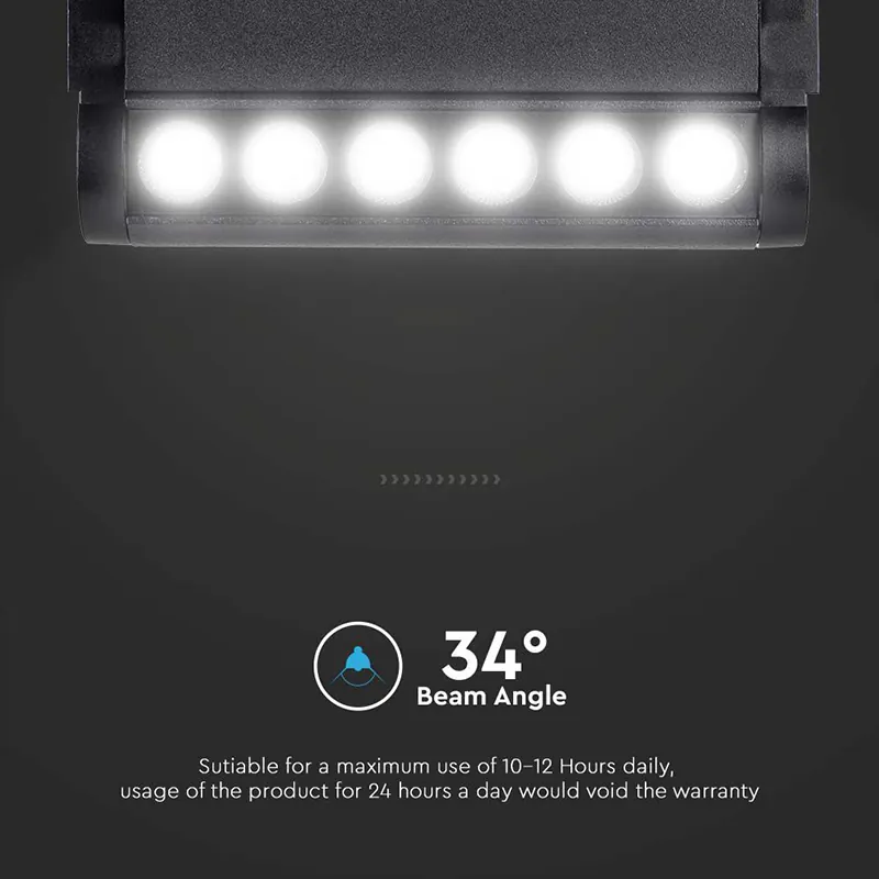 Corp LED Magnetic 5W 3000K - Negru