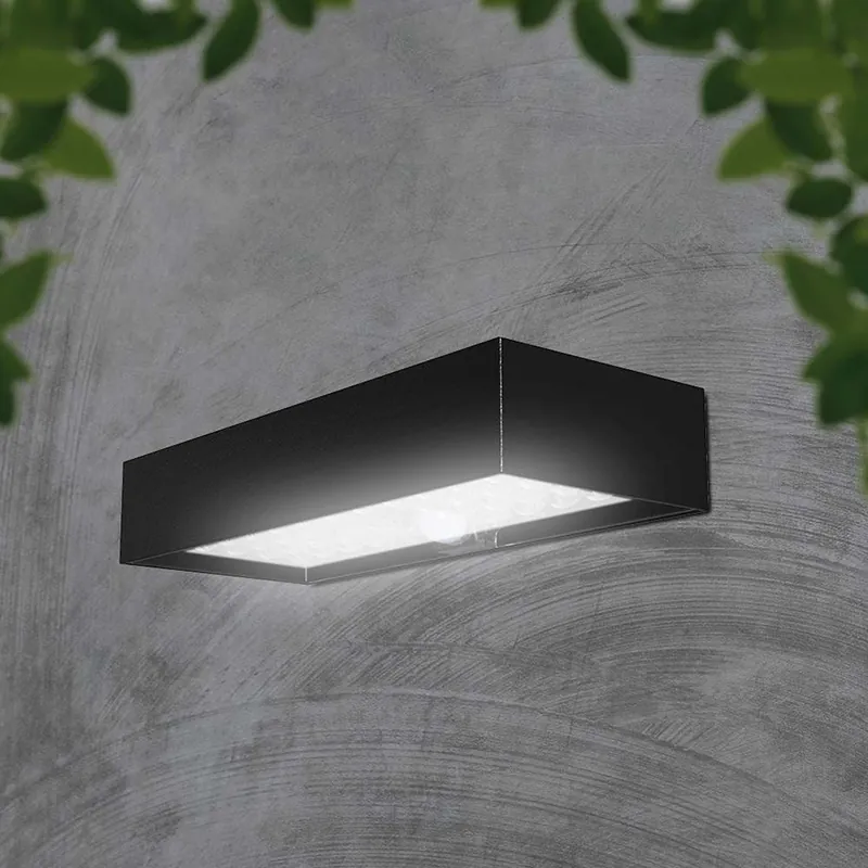 Lampa Exterioara 6W IP65 4000K Incarcare Solara -Negru