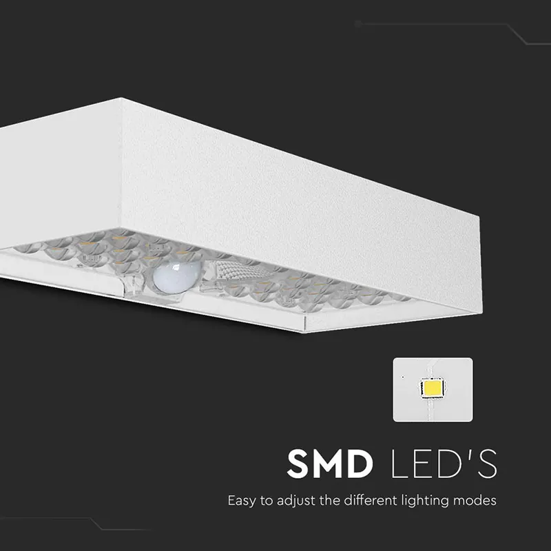 Lampa Exterioara 6W IP65 4000K Incarcare Solara - Alb