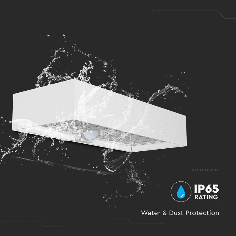 Lampa Exterioara 6W IP65 4000K Incarcare Solara - Alb