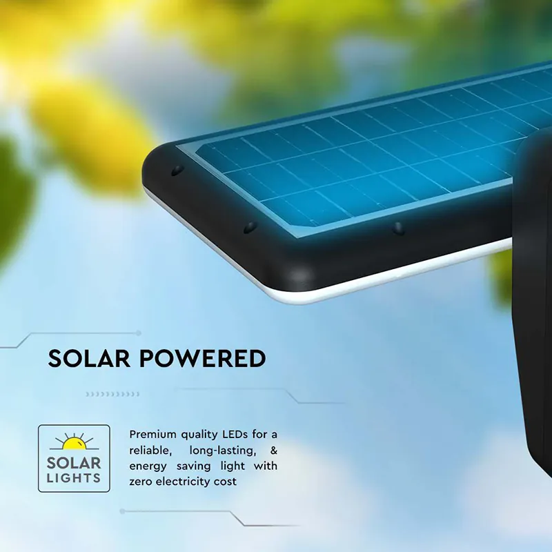 Lampa Exteriora Solara 15W 4000K - 6000K - Negru