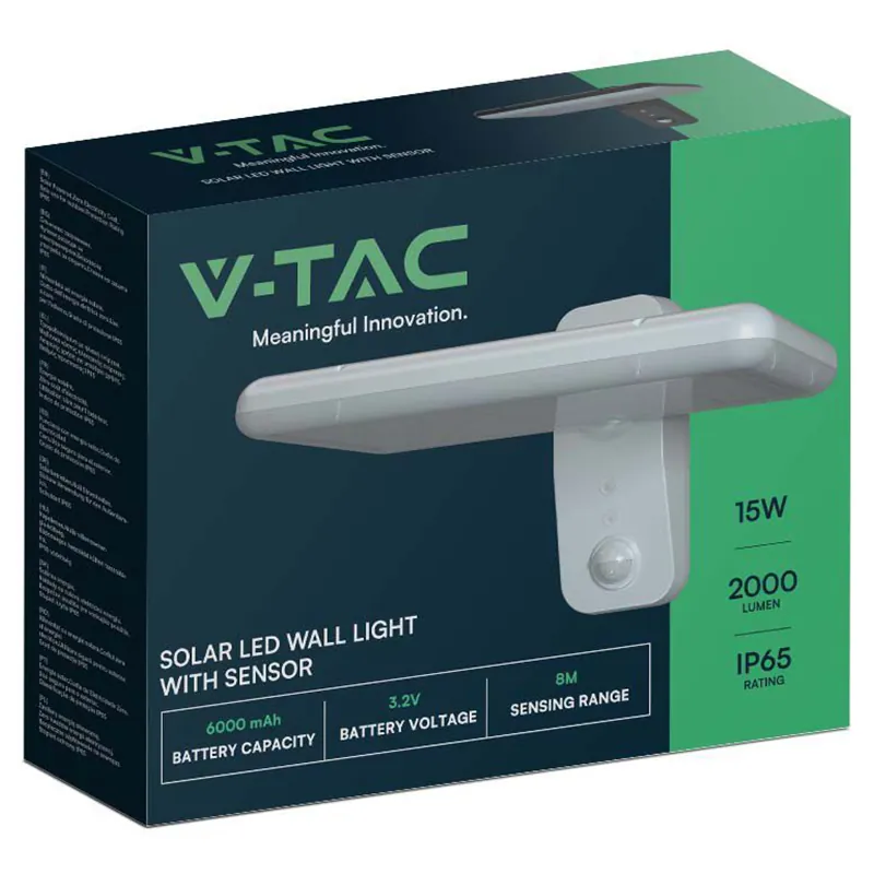 Lampa Exteriora Solara 15W 4000K - 6000K - Alb